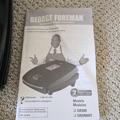 George Foreman Lean Mean Fat Reducing Grilling Machine – GR2080B