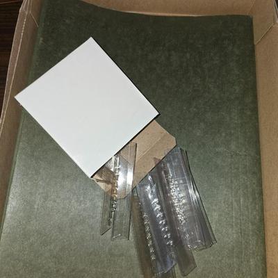 Office Essentials Lot: HP DeskJet Printer, faux Leather Bag & More