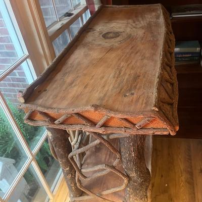Rustic Log Bookcase (LR-MG)