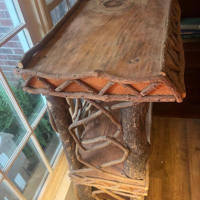 Rustic Log Bookcase (LR-MG)