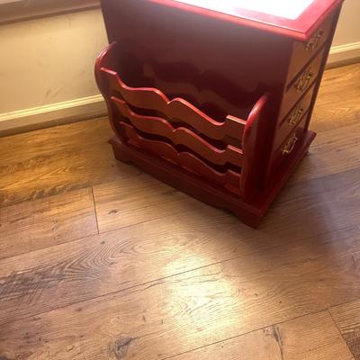 Mosaic Top Side Table With Lamp (LR-MG)