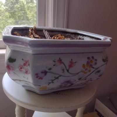 Ceramic Hexagonal Planter Pot
