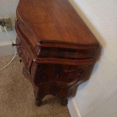 Wood Finish Bombay Chest