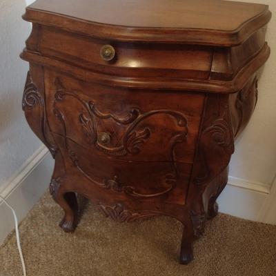 Wood Finish Bombay Chest