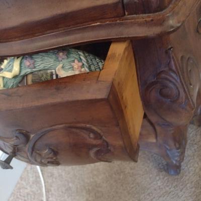 Wood Finish Bombay Chest
