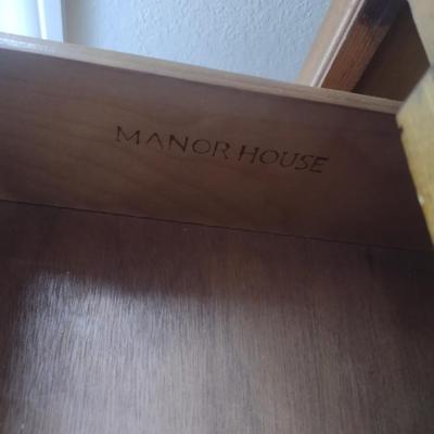 Pine Wood Six Drawer Tallboy Dresser