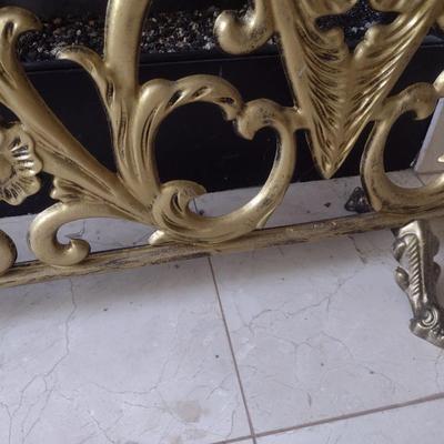 Metal Lattice Fireplace Screen