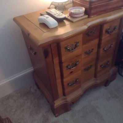 Pine Wood Bedside Dresser Choice B