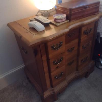 Pine Wood Bedside Dresser Choice B