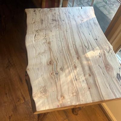 Tall Live Edge Side Table (LR-MG)