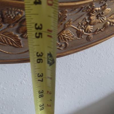 Composite Frame Oval Wall Mirror