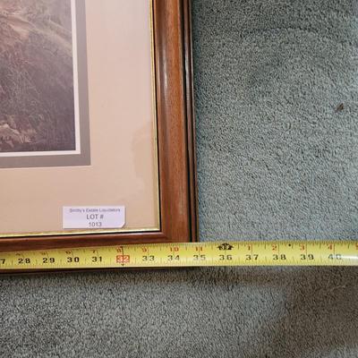 Framed Quail Bird Print
