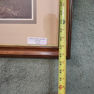 Framed Quail Bird Print