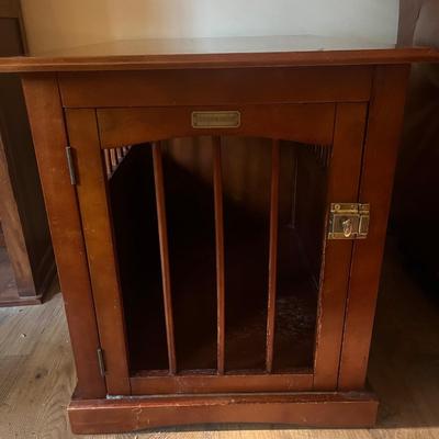 Wooden Pet Cage/End Table (LR-MG)