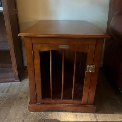 Wooden Pet Cage/End Table (LR-MG)