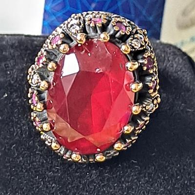 Ottoman Empire Style Ruby Ring