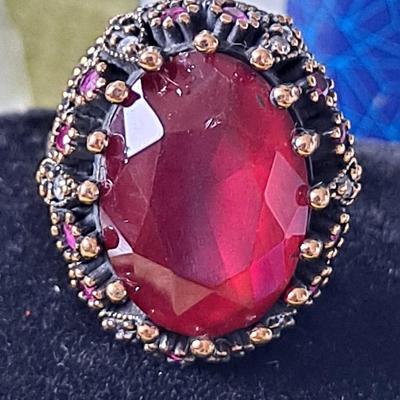 Ottoman Empire Style Ruby Ring