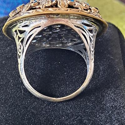 Ottoman Empire Style 4CT Treated Sapphire