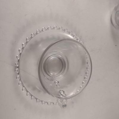 Vintage Imperial 'Candlewick' Cups and Saucers