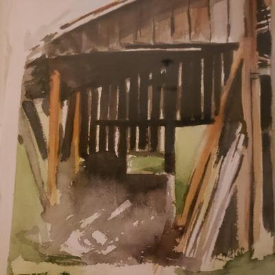 "The Barn Behind the House" by Lisa Mandel (B3-KD)