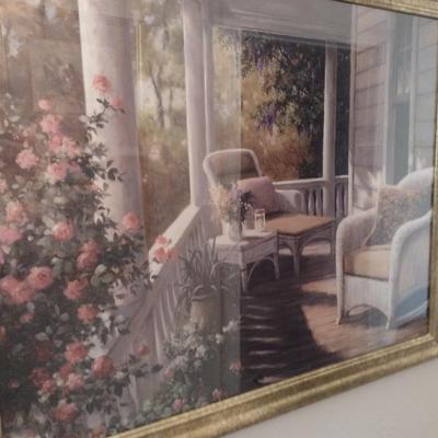 Framed Art Print Front Porch Theme