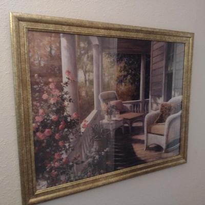 Framed Art Print Front Porch Theme