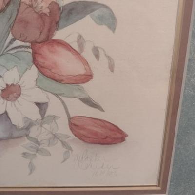 Pair of Limited-Edition Watercolor Prints by A. Parker Choice A
