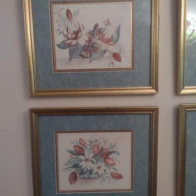 Pair of Limited-Edition Watercolor Prints by A. Parker Choice A