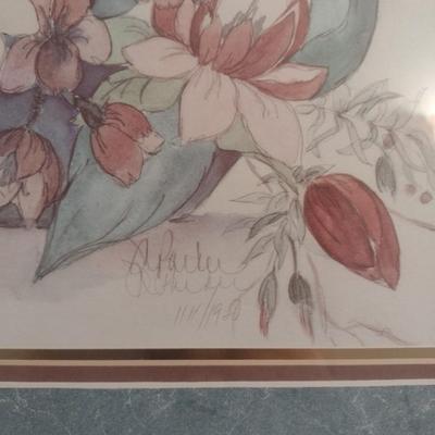 Pair of Limited-Edition Watercolor Prints by A. Parker Choice A