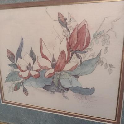 Pair of Limited-Edition Watercolor Prints by A. Parker Choice B