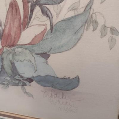 Pair of Limited-Edition Watercolor Prints by A. Parker Choice B