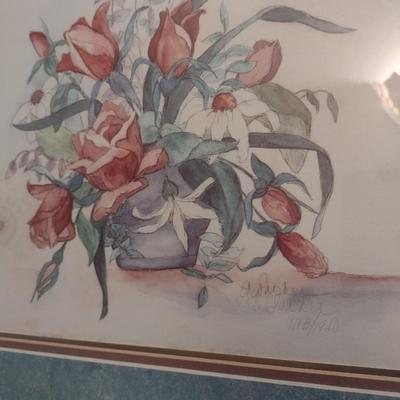 Pair of Limited-Edition Watercolor Prints by A. Parker Choice B