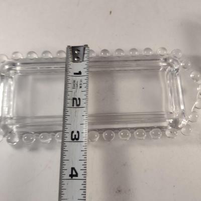 Vintage Imperial 'Candlewick' Covered Butter Dish