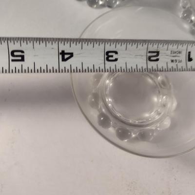Vintage Imperial 'Candlewick' Low Sherbet Bowls- Five Pieces