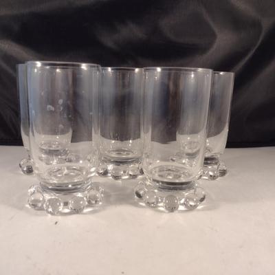 Vintage Imperial 'Candlewick' Juice Glasses- Five Pieces
