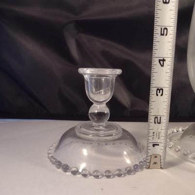 Vintage Imperial 'Candlewick' Candle Holders