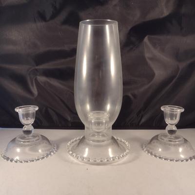 Vintage Imperial 'Candlewick' Candle Holders