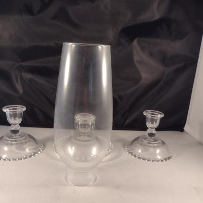 Vintage Imperial 'Candlewick' Candle Holders