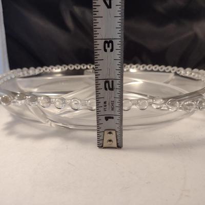 Pair of Vintage Imperial 'Candlewick' Sectioned Dishes