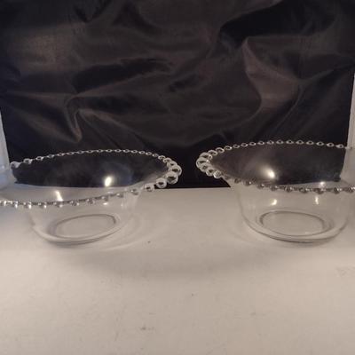 Pair of Vintage Imperial 'Candlewick' Serving Bowls