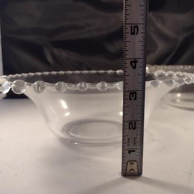 Pair of Vintage Imperial 'Candlewick' Serving Bowls