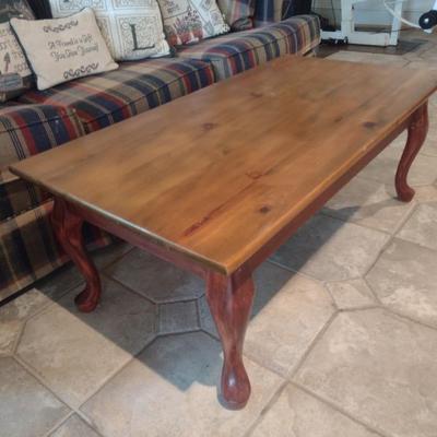 Solid Wood Pine Coffee Table