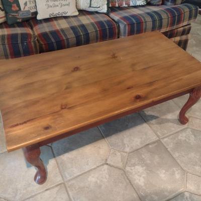 Solid Wood Pine Coffee Table
