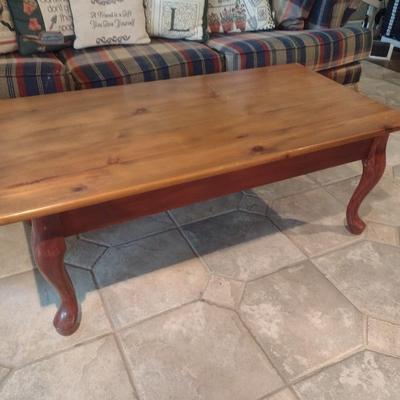 Solid Wood Pine Coffee Table