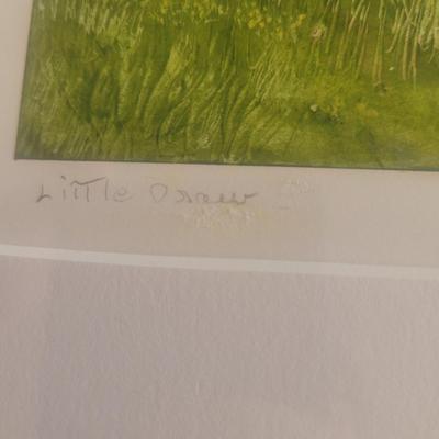 Framed and Signed "Little Draw" (B3-KD)