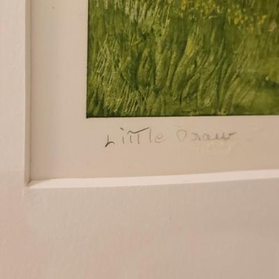 Framed and Signed "Little Draw" (B3-KD)