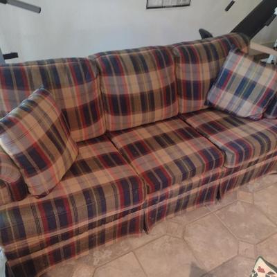 Upholstered Three Cushion Sofa/Sleeper