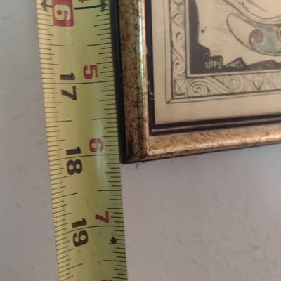 Framed West Indies Map
