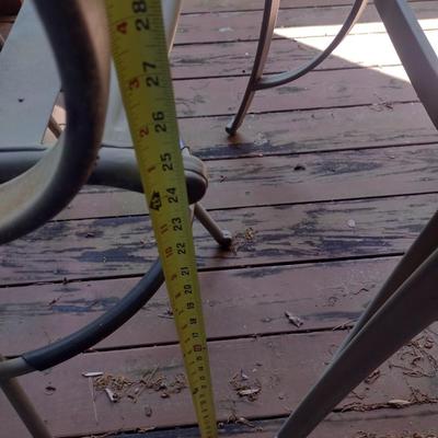 Three Piece Metal Bistro/Pub Patio Set