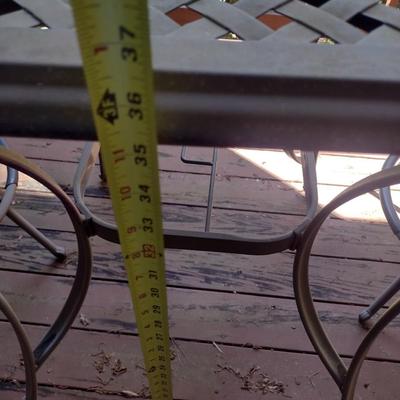 Three Piece Metal Bistro/Pub Patio Set